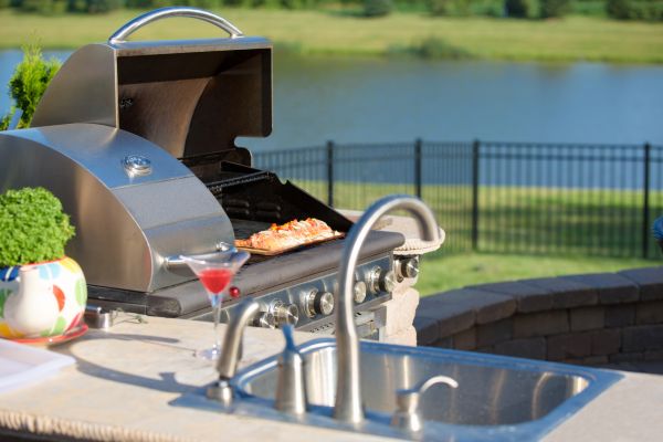 Cost of Outdoor Kitchen Plumbing in Lilburn